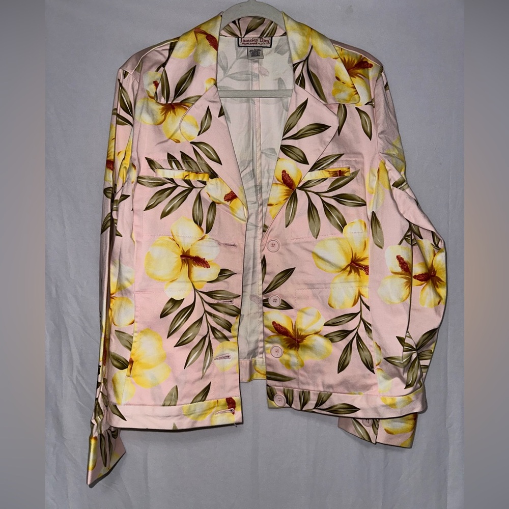 Floral Pink Blazer